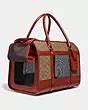 replica coach pet carrier|coach dog accessories.